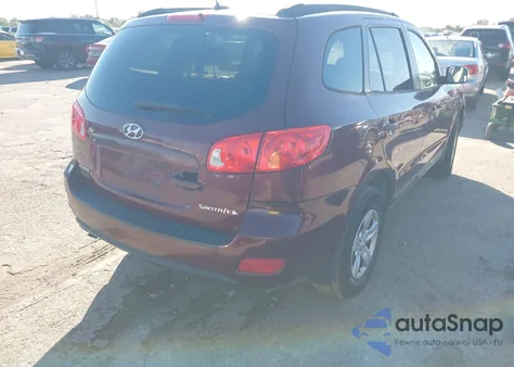 2009 Hyundai Santa Fe Gls z USA, uszkodzony, nr VIN 5NMSG13D19H281182